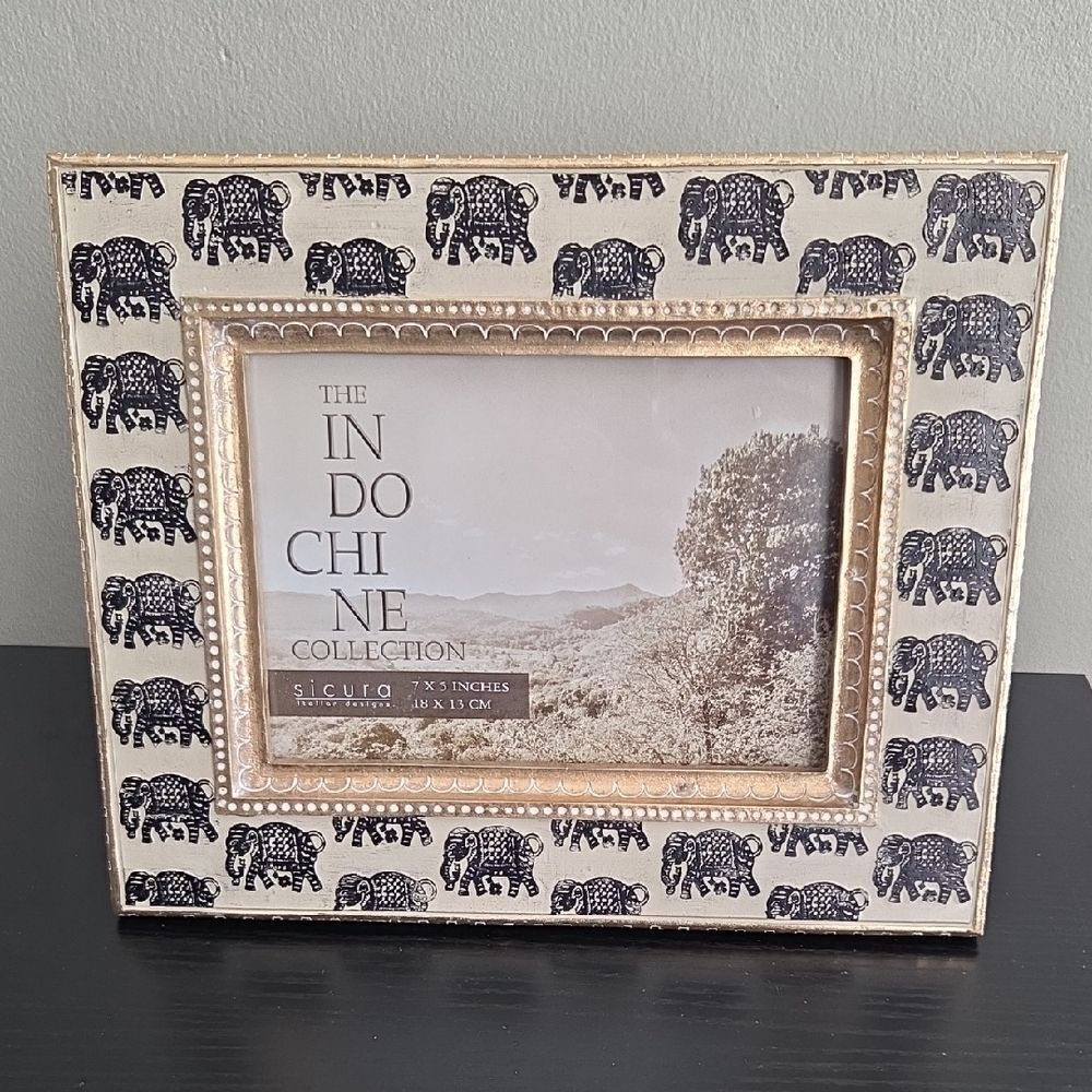 Elephant Patterned Photo Frame